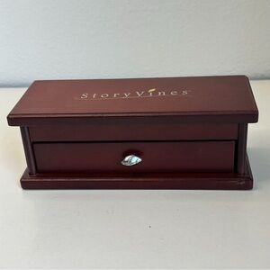 Story Vines Wood Jewelry Box